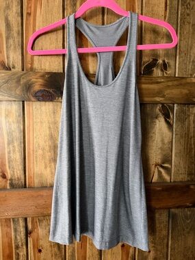 lululemon athletica Grey Racerback Swing Tank